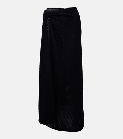 Christopher Esber Christopher Esber Knitted cotton-blend maxi skirt