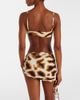 Christopher Esber Christopher Esber Leopard-print ruched bikini top - 3