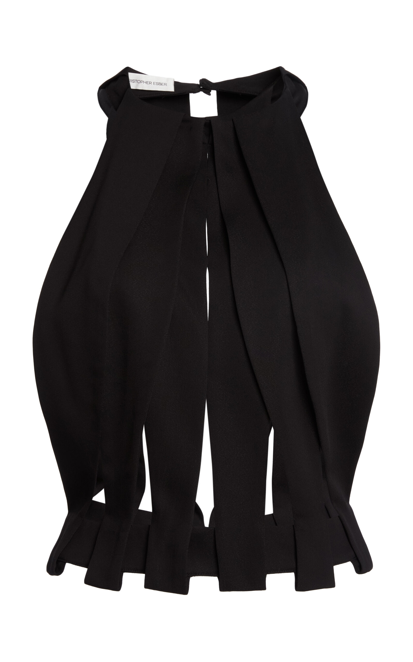 Christopher Esber Christopher Esber Maelis Cropped Halter Top