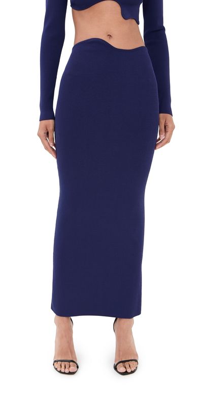 Christopher Esber Christopher Esber Maparadita Midi Skirt Violet