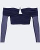 Christopher Esber Christopher Esber Marin draped off-shoulder top - 1