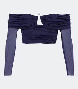 Christopher Esber Christopher Esber Marin draped off-shoulder top