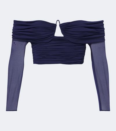Christopher Esber Christopher Esber Marin draped off-shoulder top