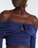 Christopher Esber Christopher Esber Marin draped off-shoulder top - 3