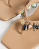 Christopher Esber Christopher Esber Memento Charm Flip Flop Heels Amber - 6