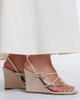Christopher Esber Christopher Esber Molten wedge thong sandals - 2