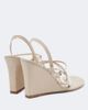 Christopher Esber Christopher Esber Molten wedge thong sandals - 3