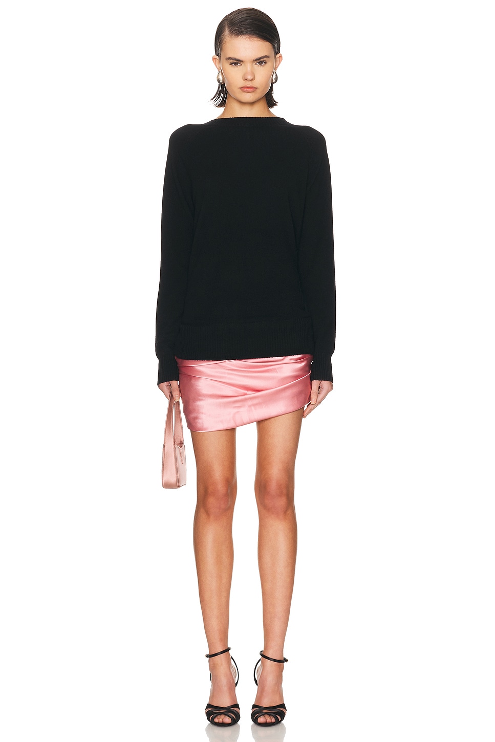 monument mini dress Christopher Esber Monument Cummerbund Silk Mini Dress in Neapolitan