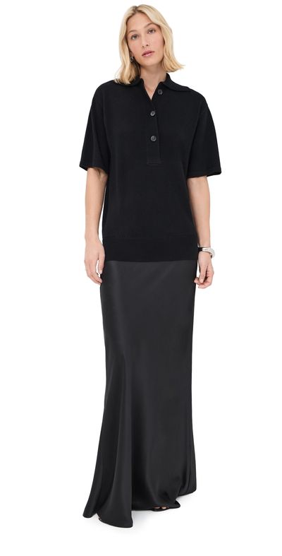 Christopher Esber Christopher Esber Monument Polo Tee Dress Black