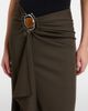 Christopher Esber Christopher Esber Occhio embellished jersey maxi skirt - 3