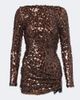 Christopher Esber Christopher Esber Opaline sequined open-back minidress - 1