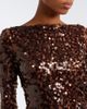 Christopher Esber Christopher Esber Opaline sequined open-back minidress - 4