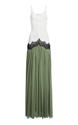 Christopher Esber Christopher Esber Open Twist Verner Lace Tank Maxi Dress
