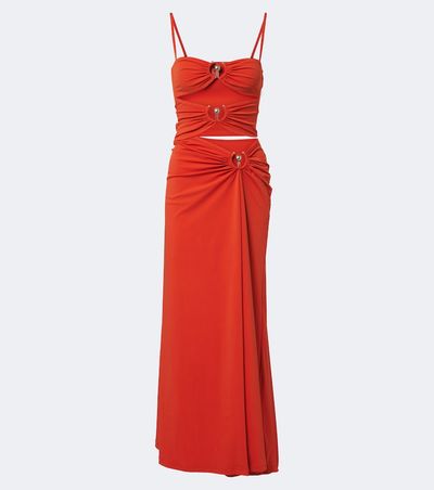 Christopher Esber Christopher Esber Orbit gathered cutout maxi dress