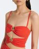 Christopher Esber Christopher Esber Orbit gathered cutout maxi dress - 3