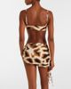 Christopher Esber Christopher Esber Orbit ruched animal-print bikini bottoms - 3