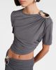 Christopher Esber Christopher Esber Orica embellished jersey top - 3