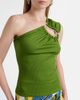 Christopher Esber Christopher Esber Paisley asymmetric gathered top - 5