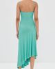 Christopher Esber Christopher Esber Paisley Lace Rib Cami Dress Mineral Turquoise/Husk Brown - 3
