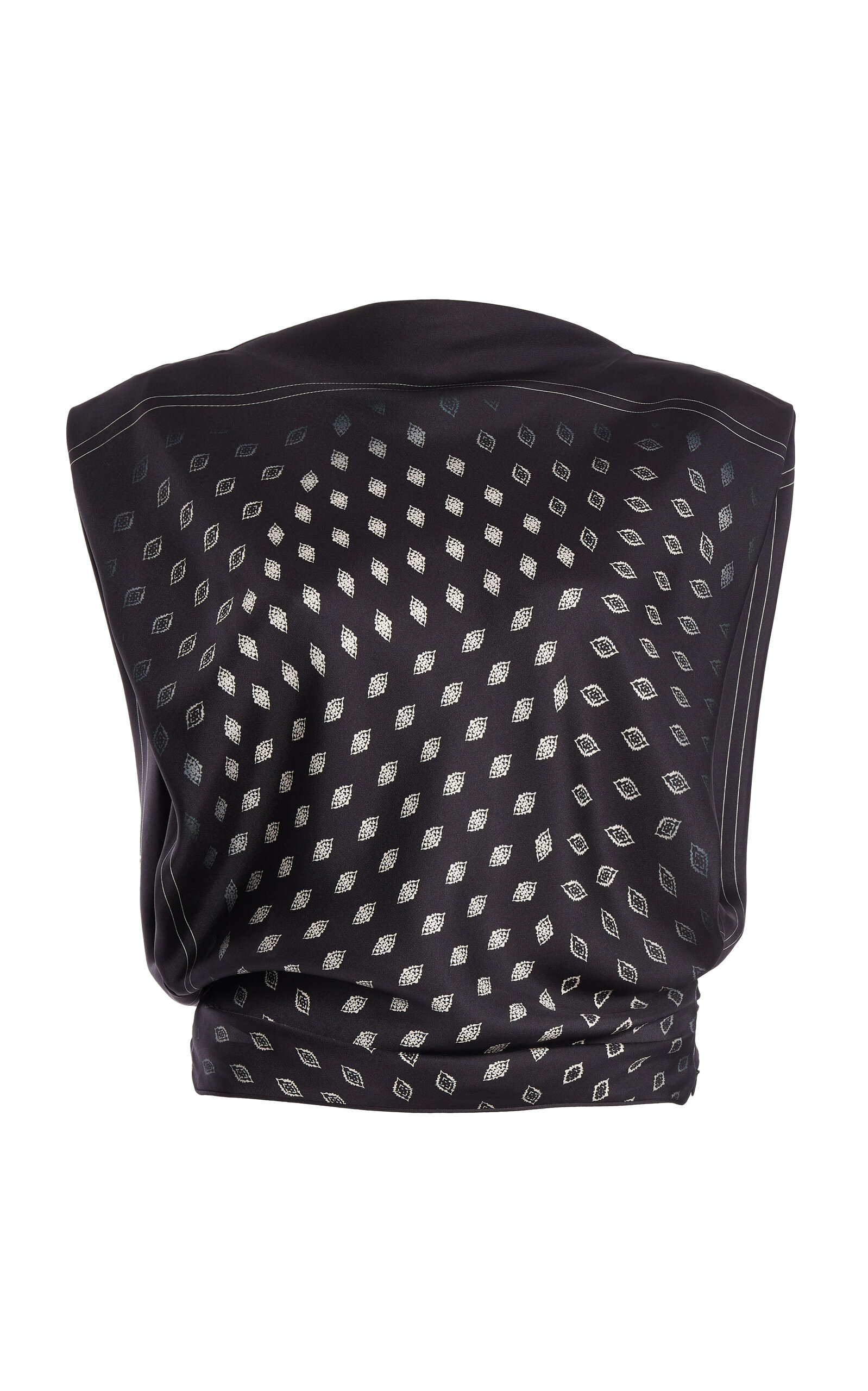 Christopher Esber Christopher Esber Paisley Splice Silk Top