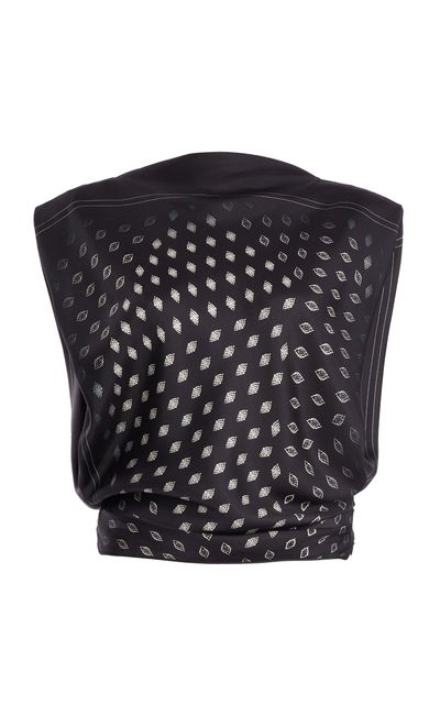 Christopher Esber Christopher Esber Paisley Splice Silk Top