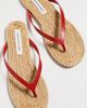 Christopher Esber Christopher Esber Palma Flip Flops Carmine Red/Natural - 5