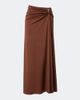 Christopher Esber Christopher Esber Pierced Orbit gathered jersey maxi skirt - 1