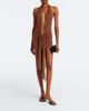 Christopher Esber Christopher Esber Pierced Orbit halterneck jersey minidress - 2