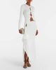 Christopher Esber Christopher Esber Ribbed-knit draped midi skirt - 2
