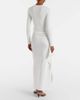 Christopher Esber Christopher Esber Ribbed-knit draped midi skirt - 3