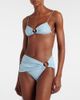 Christopher Esber Christopher Esber Ring-detail ruched bikini top - 2