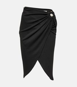 Christopher Esber Christopher Esber Ring-detail wrap skirt
