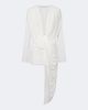 Christopher Esber Christopher Esber Ripple draped asymmetric minidress - 1