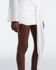 Christopher Esber Christopher Esber Ripple draped asymmetric minidress - 4