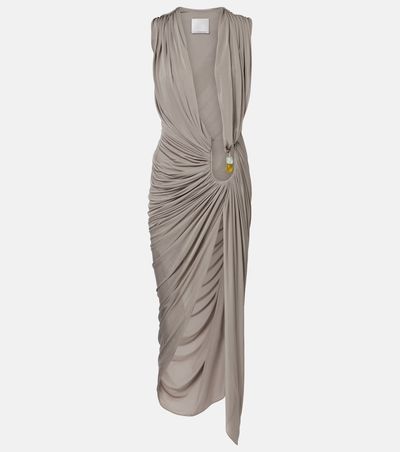 Christopher Esber Christopher Esber Ripple embellished draped jersey gown