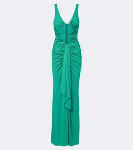 Christopher Esber Christopher Esber Salacia ruched jersey maxi dress