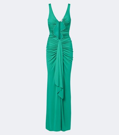 Christopher Esber Christopher Esber Salacia ruched jersey maxi dress