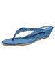 Christopher Esber Christopher Esber Scala Moire Wedges Denim - 1