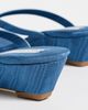 Christopher Esber Christopher Esber Scala Moire Wedges Denim - 4