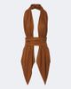 Christopher Esber Christopher Esber Scarf halterneck jersey top - 1