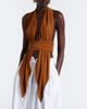 Christopher Esber Christopher Esber Scarf halterneck jersey top - 2
