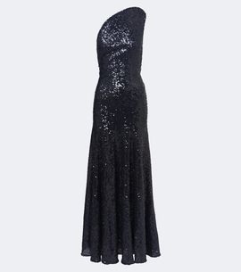 Christopher Esber Christopher Esber Sequined one-shoulder open-back gown