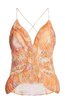 Christopher Esber Christopher Esber Siower LinenSilk Blend Top