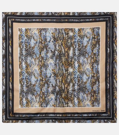 Christopher Esber Christopher Esber Snake-print silk scarf