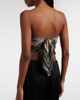 Christopher Esber Christopher Esber Snake-print silk scarf - 5