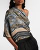 Christopher Esber Christopher Esber Snake-print silk scarf - 6