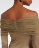 Christopher Esber Christopher Esber Sonora Veiled ruched top - 5
