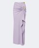 Christopher Esber Christopher Esber Spiral Beach Glass ribbed-knit jersey maxi skirt - 1