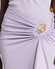 Christopher Esber Christopher Esber Spiral Beach Glass ribbed-knit jersey maxi skirt - 3
