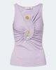 Christopher Esber Christopher Esber Spiral Beach Glass ribbed-knit jersey top - 1